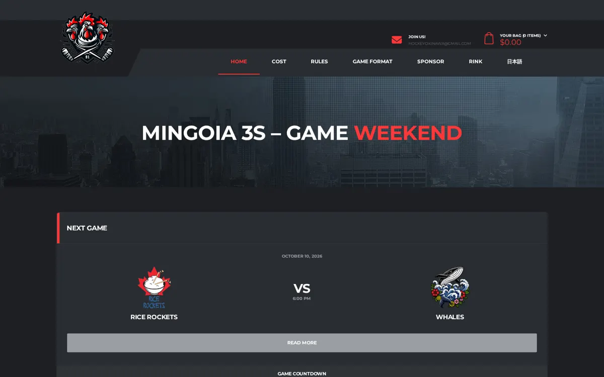 Mingoia 3s website